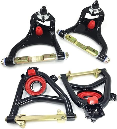 Front Upper & Lower Tubular Control Arms Suspension Kit Heavy Duty For 1955 1956 1957 Chevrolet Bel Air One-Fifty Series 888125