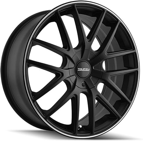 TOUREN TR60 Matte Black/Machined Ring Wheel (17 x 7.5 inches /100 x 100 mm, 42 mm Offset)