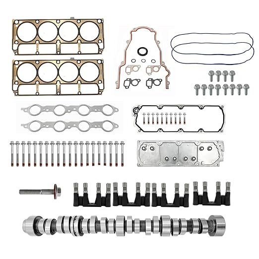 5.3 Engine Non-AFM Camshaft Head Gasket Set Compatible with 2007-2013 Chevrolet GMC 5.3L Truck & SUV Cam Lifters Bolts
