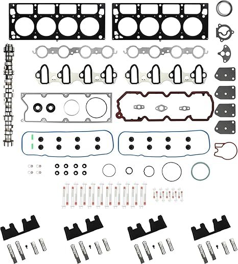 5.3 AFM DOD Replacement Kit Lifters Camshaft Head Gaskets for 2007-2013 Buick Chevy Avalanche Silverado Suburban Tahoe Trailblazer Envoy Sierra Yukon 5.3L