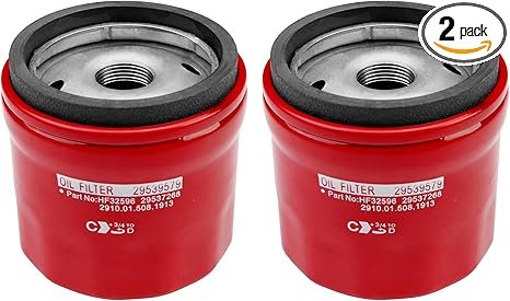 29539579 Transmissions Filter Compatible With Allison 1000 2000 2400 Series, Fit for 01-19 Chevy Silverado/GMC Sierra 2500HD, 03-09 Chevrolet Kodiak/GMC Topkick C4500 C5500 6.6L Duramax Diesel（2 Pack）