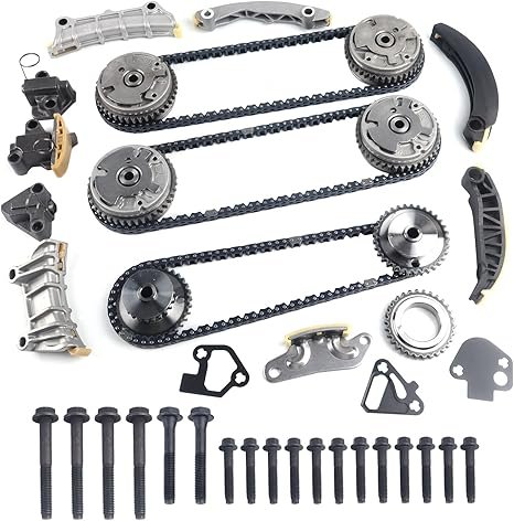 9-0753SVVT Engine Timing Chain Kit with VVT Sprocket Compatible with Buick Cadillac Chevrolet GMC Pontiac Saab Saturn Suzuki Acadia Traverse Enclave Caprice Equinox 2006-2015 Replace - Image 6