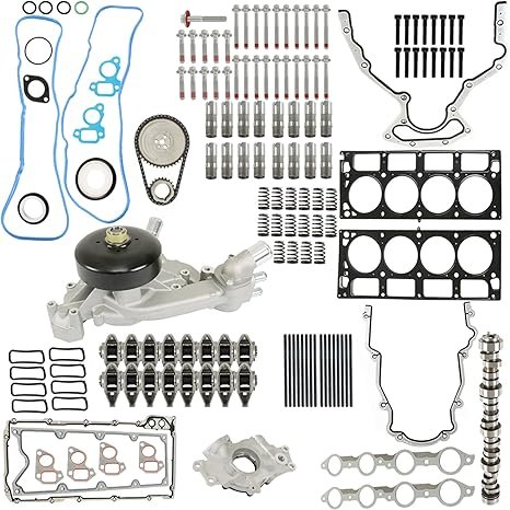 GXYWADY Sloppy Stage 2 Cam Lifters Timing Chain Kit Replacement for Chevy GMC 4.8L 5.3L 6.0L