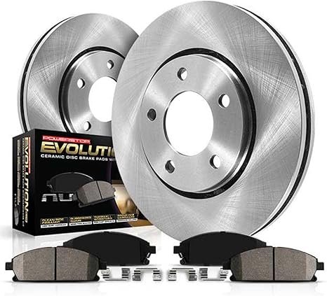 Power Stop Brake Kit For 2013 2014 2015 2016 2017 2018 2019 2020 2021 2022 2023 Nissan Altima Front Autospecialty Replacement Brake Rotors and Ceramic Brake Pads KOE6494